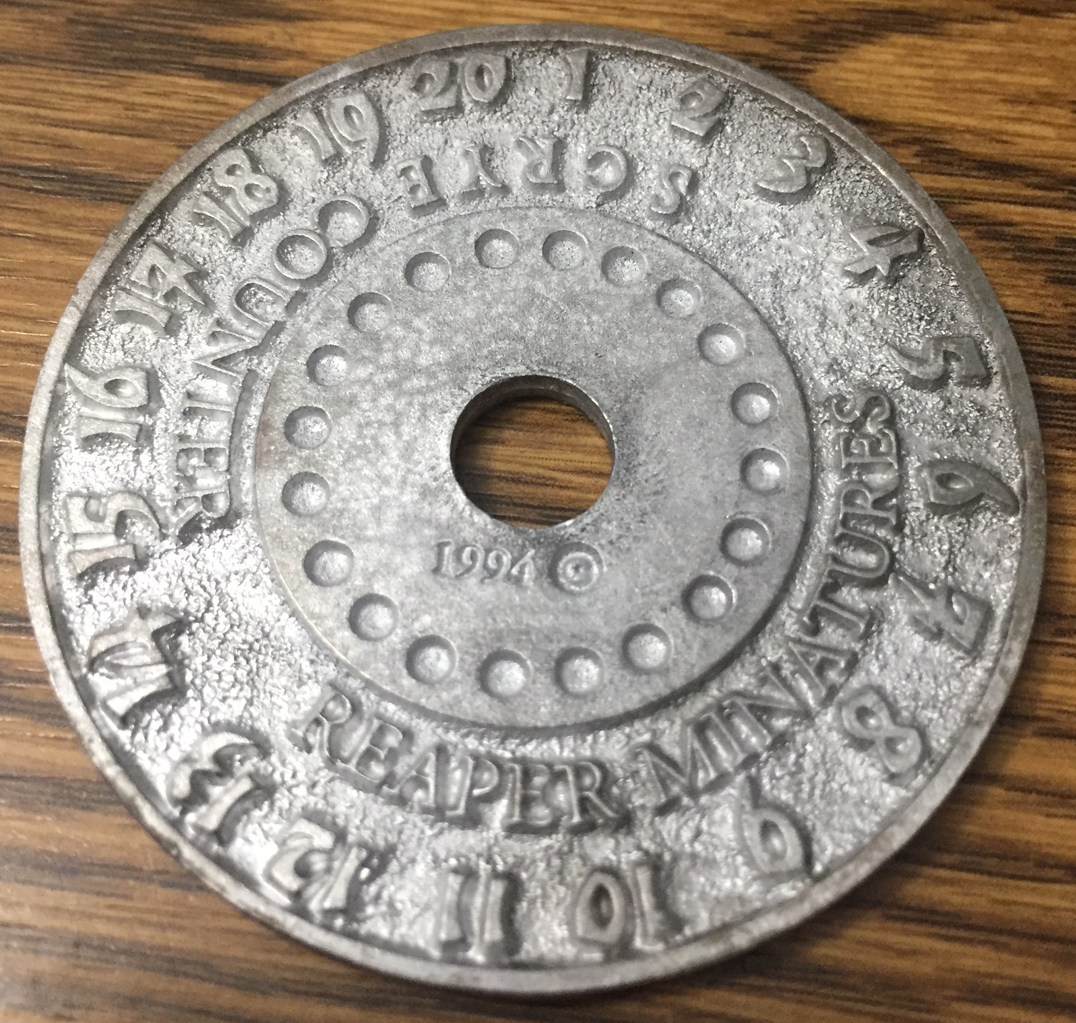 1994 Wizard - Unfinished - Reaper Scrye Life Counter MTG Magic Pewter Miniatures D&D