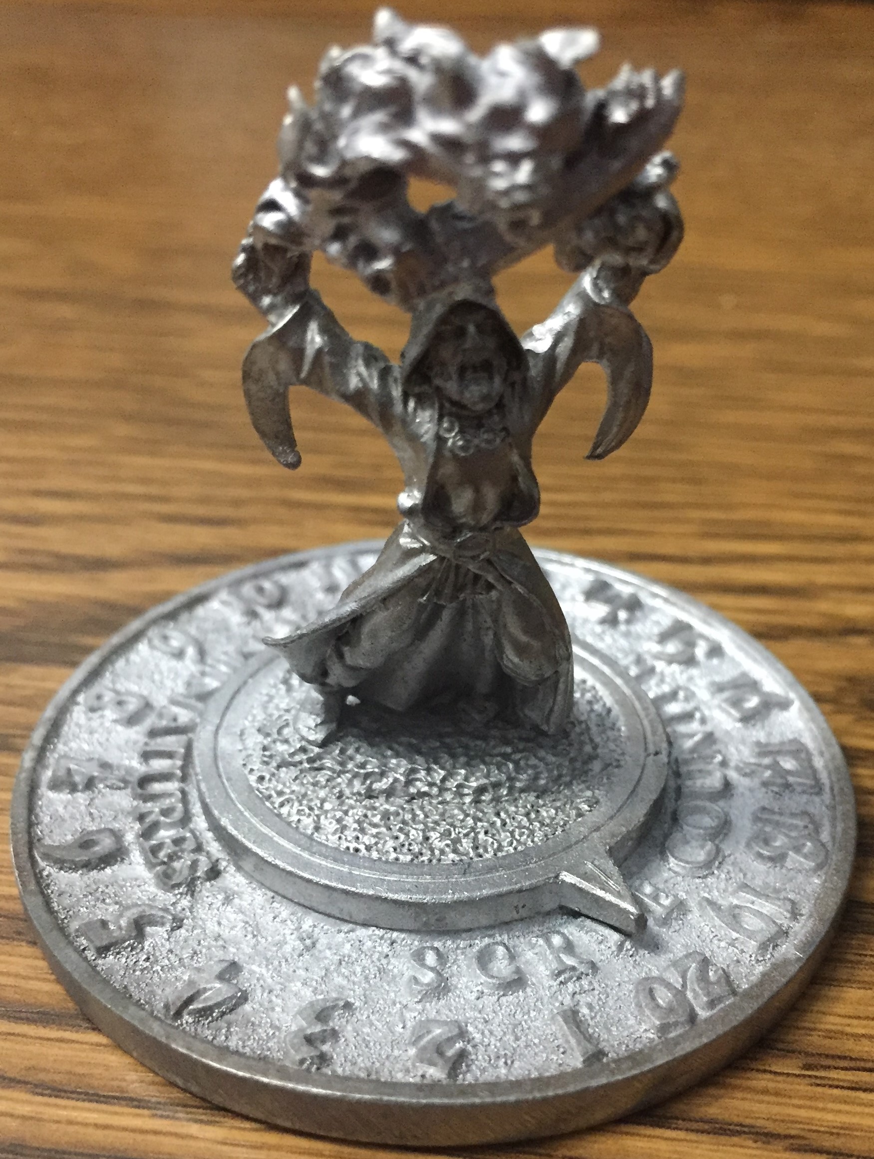 1994 Wizard - Unfinished - Reaper Scrye Life Counter MTG Magic Pewter Miniatures D&D