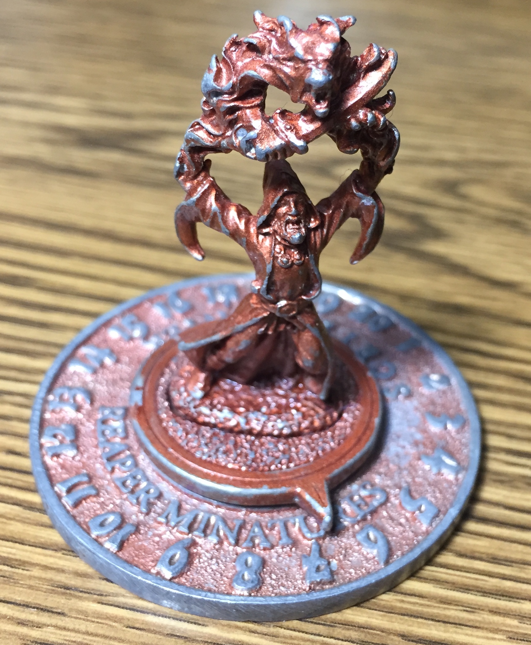 1994 Wizard - Red - Reaper Scrye Life Counter MTG Magic Pewter Miniatures D&D