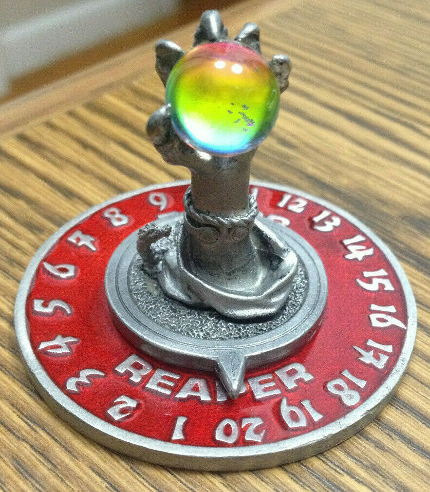 1995 Demon Claw (Red Base) with Crystal Ball - Reaper Miniatures Scrye Life  Counter Pewter D&D - Magic Products » Scrye Reaper Life Counters &  Miniatures - UltimateMTG