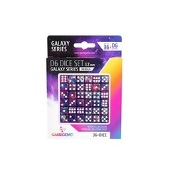 Galaxy Series Dice - Nebula - D6 Dice Set 12 mm (36 pcs)