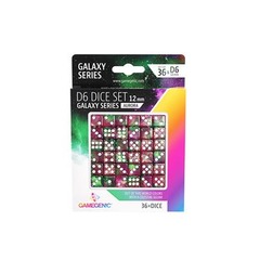 Galaxy Series Dice - Aurora - D6 Dice Set 12 mm (36 pcs)