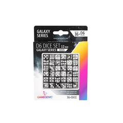 Galaxy Series Dice - Moon - D6 Dice Set 12 mm (36 pcs)