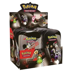 Black Bolt & White Flare Unova Mini Tin Display LIMIT 2 PER CUSTOMER