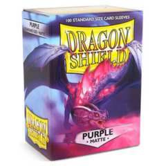 Dragon Shield Card Sleeves 100ct STANDARD - Matte Purple