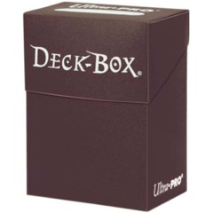 Ultra Pro - Solid Deck Box - Brown