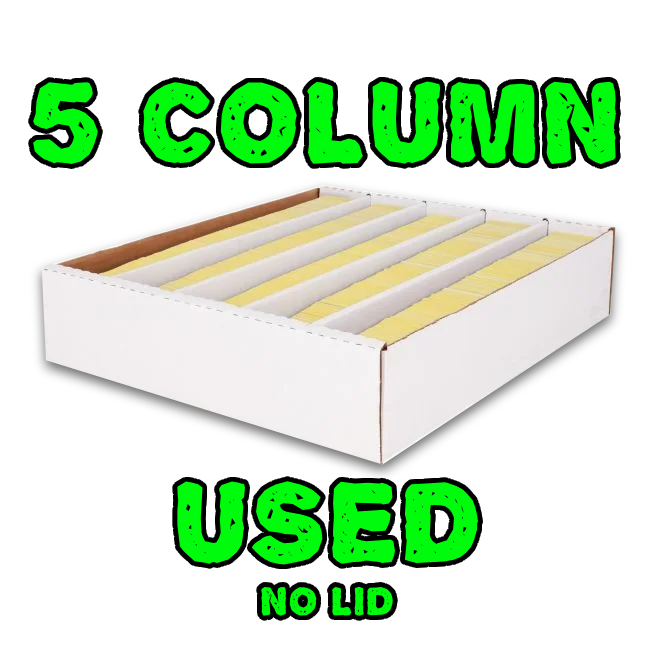 USED 5 Column BCW Box