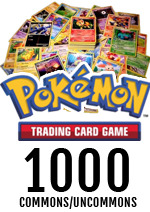 Bulk Pokemon 1000 Commons/Uncommons (NO Basic Energy) (READ DESCRIPTION OR GET $0.00)