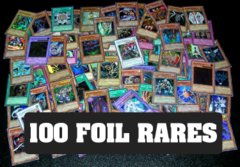 100 Yu-Gi-Oh! Foil Rares Assorted Card Lot