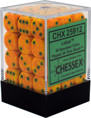 Chessex Dice Block 36ct 12mm D6 - Speckled Lotus - CHX25912