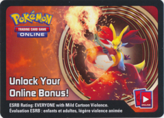 Kalos Power Delphox-EX Collector's Tin Unused Code Card