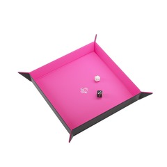 Gamegenic Dice Tray - Square Pink / Black