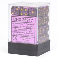 Chessex Dice Block 36ct 12mm D6 - Speckled Hurricane - CHX25917