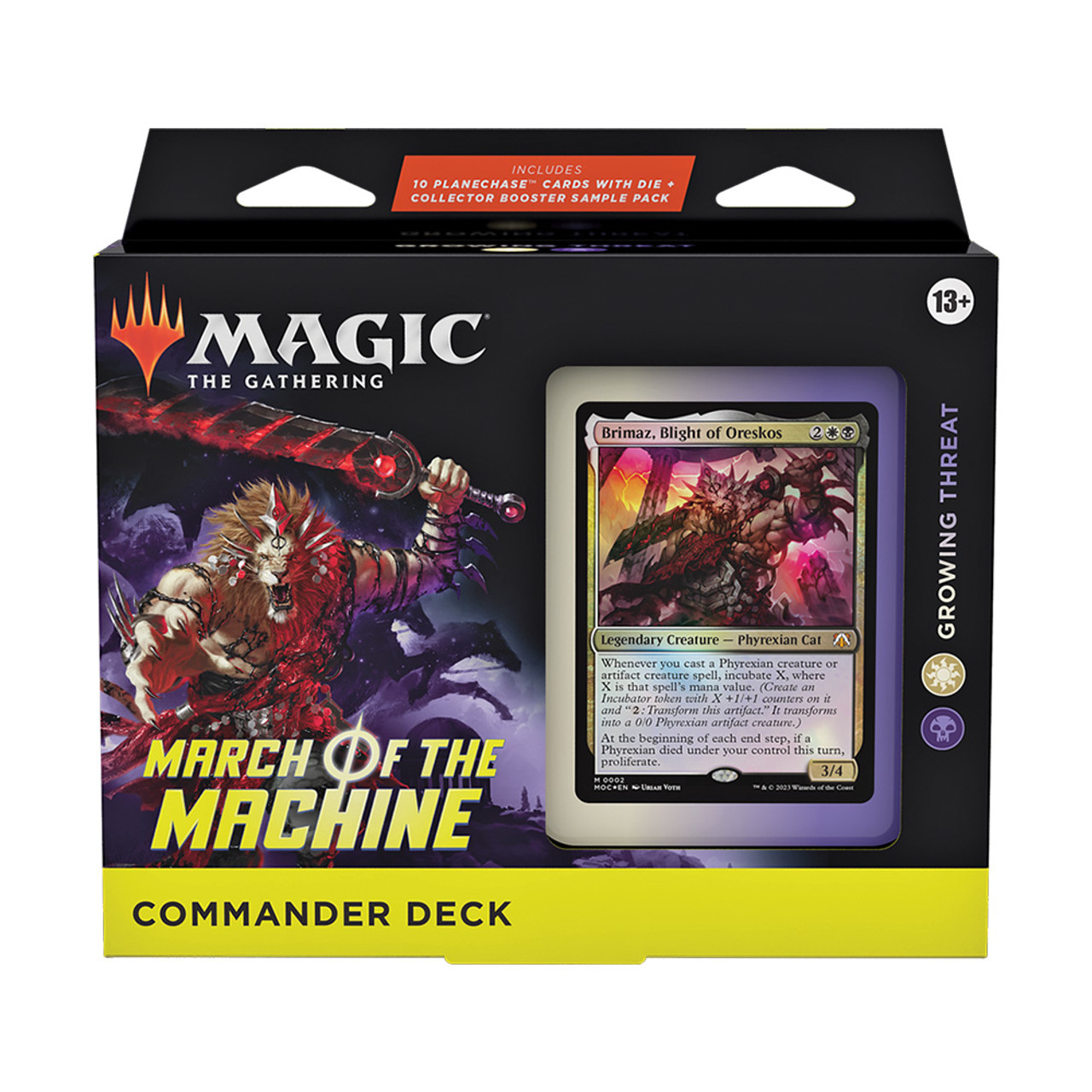 March of the Machine Commander Deck: Growing Threat (White-Black)