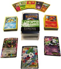 100 Pokemon Signature Collection With 3 Ultra Rares Assorted Card Lot