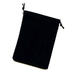 Chessex Velour Dice Bag Large Black 5