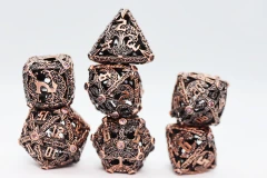 Foam Brain Games Dice Metal Case 7ct Polyhedral - Trees of Virtue: Tree of Tolerance - FBG4444