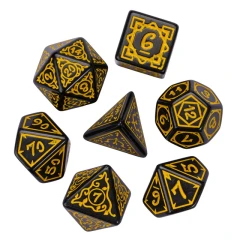 Foam Brain Games Dice Block 7ct Polyhedral - Cryptic Knots Gold Cuirass - FBG2613