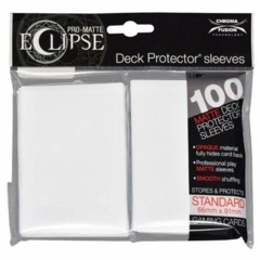 Ultra Pro Eclipse Pro-Matte Sleeves 100ct STANDARD - White