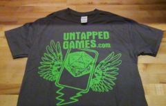 Untapped Games Adult T-shirt - Stealth Grey