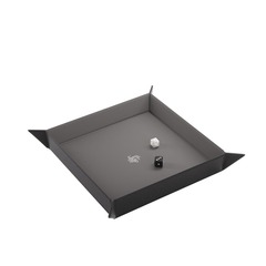 Gamegenic Dice Tray - Square Gray / Black