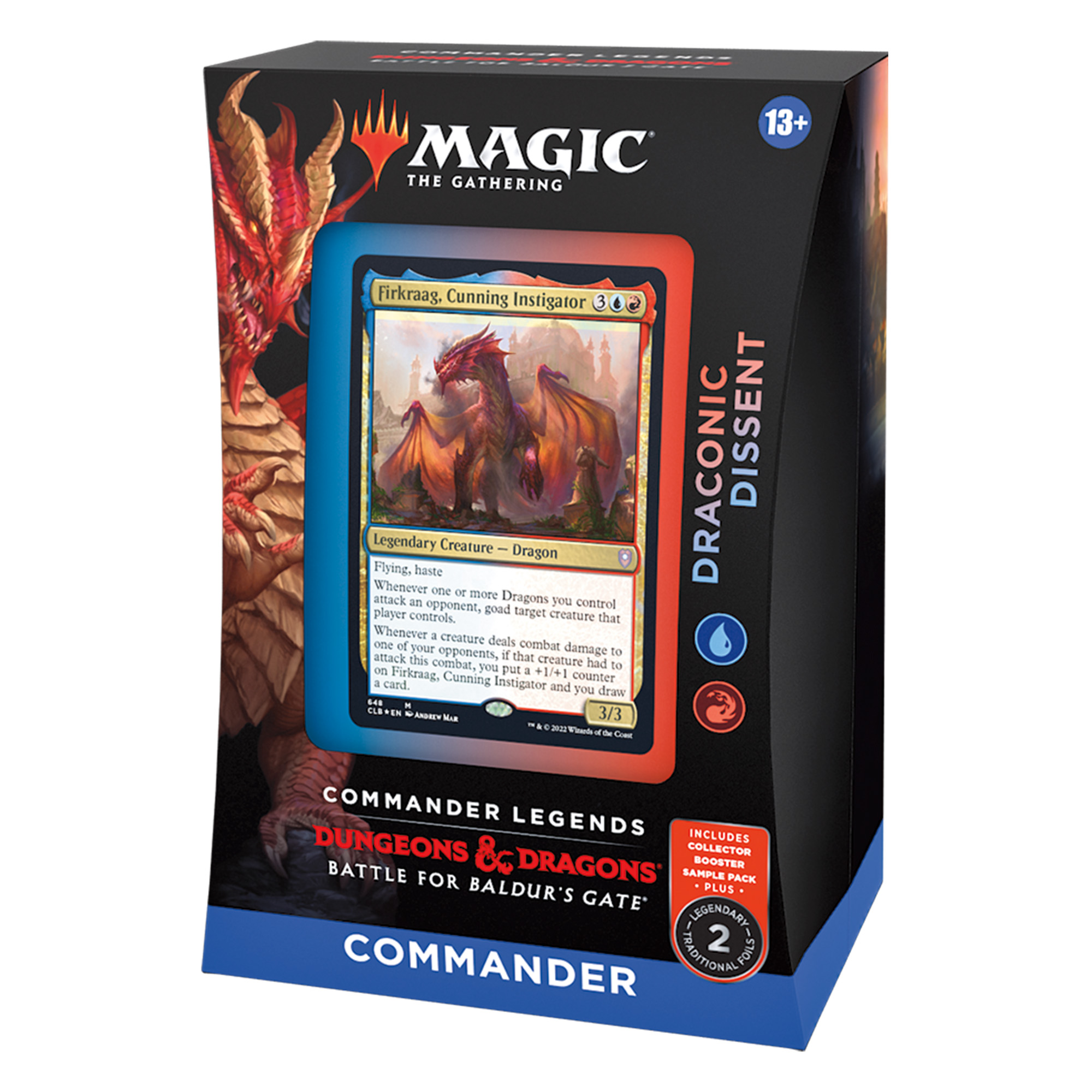 Commander Legends: Battle for Baldurs Gate - Draconic Dissent Commander Deck