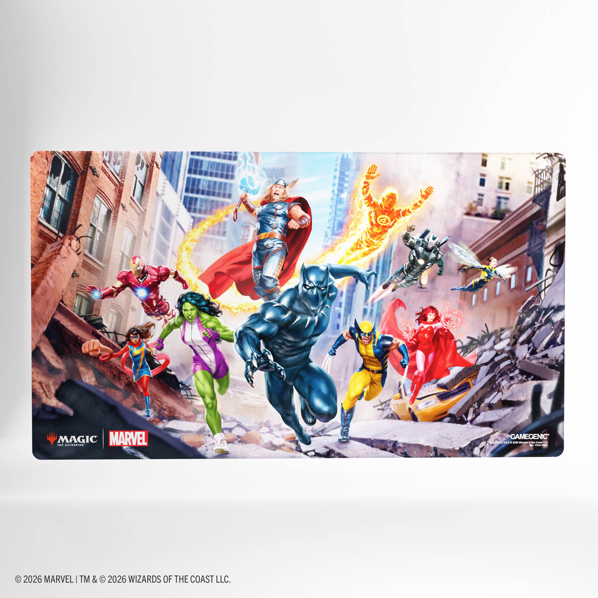 Gamegenic - Shiny Playmat - MTG Marvel Super Heroes - Marvel Super