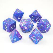 Chessex Dice Block 7ct Polyhedral - Speckled Silver Tetra - CHX25347