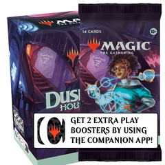 Duskmourn At-Home Prerelease REGISTER IN THE APP FOR 2 EXTRA BOOSTERS