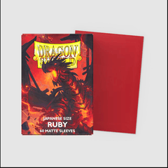 Dragon Shield Card Sleeves 60ct SMALL - Matte Ruby