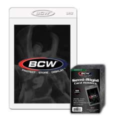 50 BCW Semi-Rigid Card Holders - Semi-Rigid #2 1-SR2