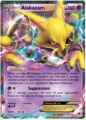 Alakazam EX - 25/124 - Holo Rare ex