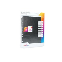 Gamegenic Sideloading 18-Pocket Pages - 10 page Black