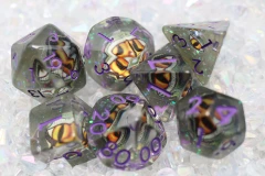 Foam Brain Games Dice Block 7ct Polyhedral - Venom Dragon Eye - FBG2504