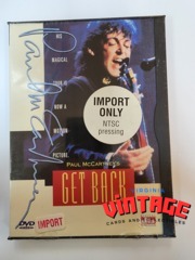 Paul McCartney Get Back DVD Rare Import Only NTSC Pressing - Factory Sealed- Brand New
