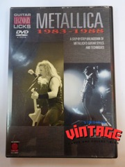 Metallica Guitar Legendary Licks Metallica 1983-1988 DVD- Pre Owned - Acceptable Condition