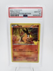 Tepig - Holo McDonald's 2021 Collection Gem MT 10