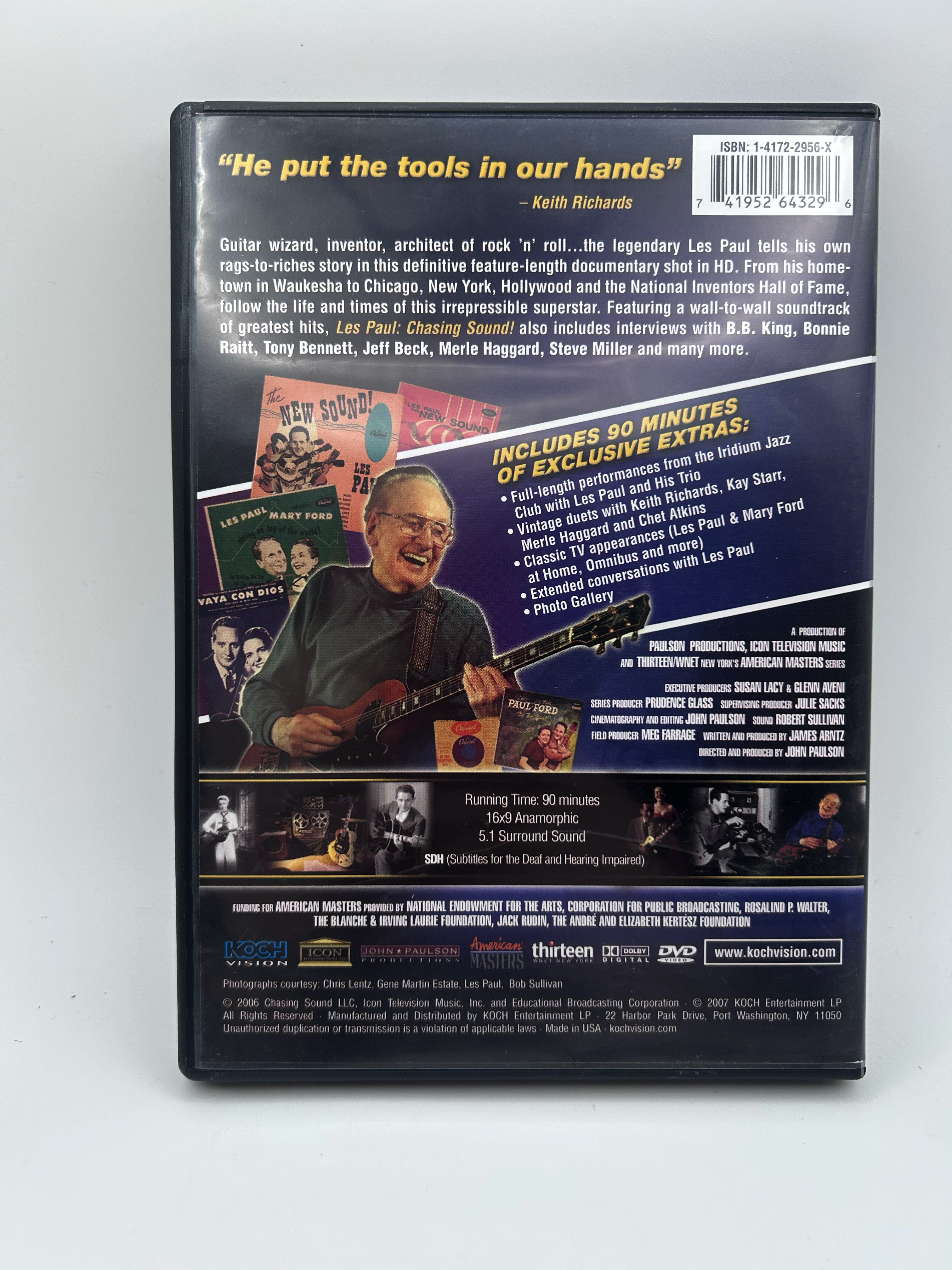 Les Paul Chasing Sound DVD- Okay Condition