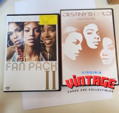 Destiny's Child Video Fan Pack DVD & Destiny's Child Fan Pack II DVD - Pre Owned - Very GOOD!