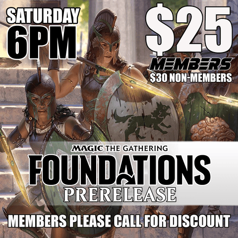 #G Foundations Prerelease - Saturday 6PM