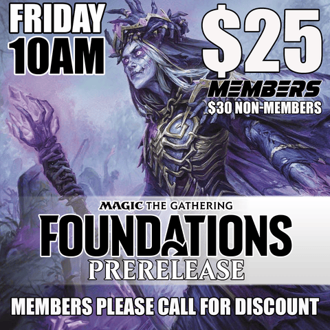 #A Foundations Prerelease - Friday 10AM