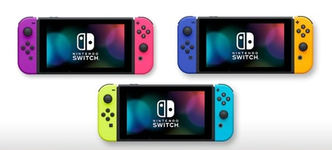 Nintendo Switch 32GB with Misc. Joy-Cons