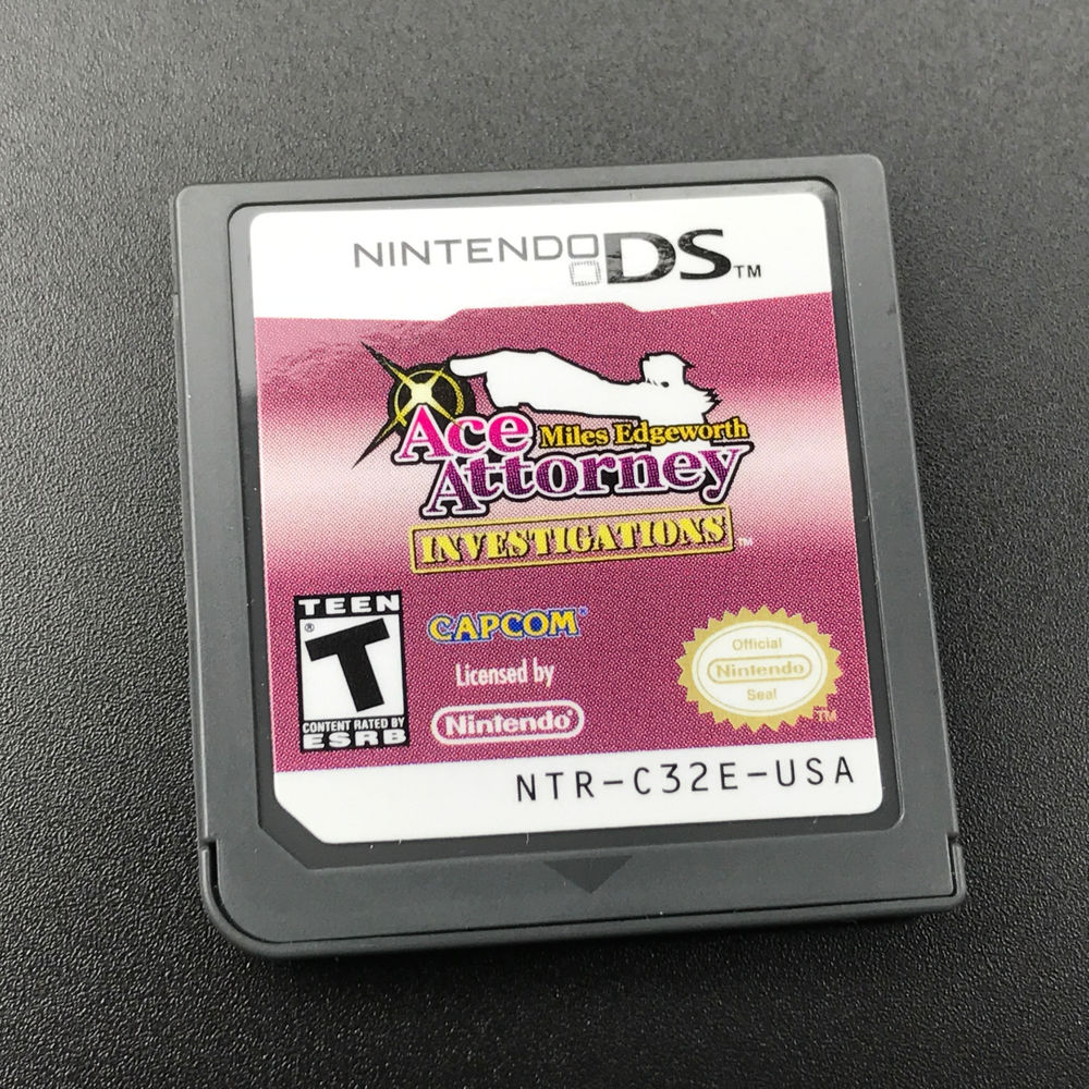 Ace Attorney cheapest Investigations Miles Edgeworth for Nintendo DS