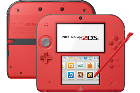 Nintendo 2DS Crimson Red System