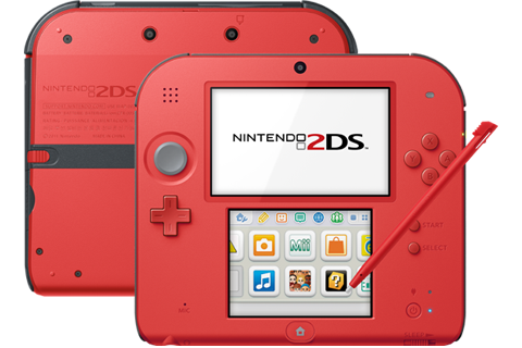 Nintendo 2DS Crimson Red System