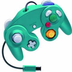 Emerald Blue GameCube Controller