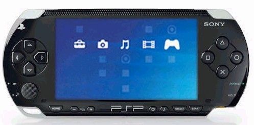 PSP 1001K System Black