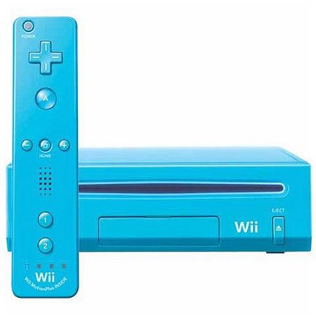 Blue Nintendo Wii System