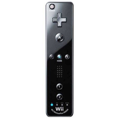 Black Wii Remote Controller MotionPlus Bundle