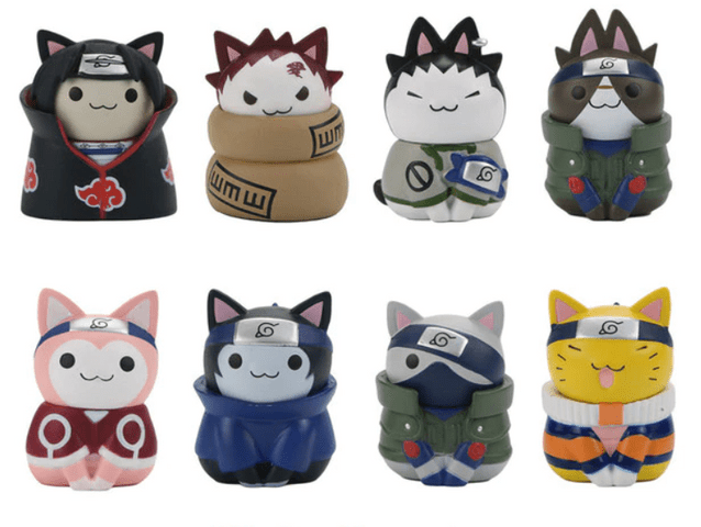 Chibi Naruto Cat Figure